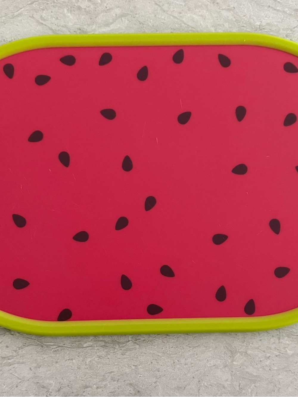 Joie Watermelon-Themed Red and Lime Green Cutting Board